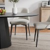 Dovelina 3 Color Options 67in Oval Dining Table for 6 People - 4 of 4