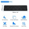 Unique Bargains Non-Slip Resistant Indoor Wooden Stair Treads Carpet Mat 8''x30'' - 2 of 4