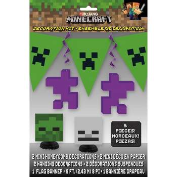 Minecraft 5pc Decoration Kit