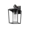 Sheridan Outdoor Wall Sconce - Steel, Dimmable, Wet Rated, 100W, Seedy Glass Shade - 3 of 4