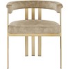 Meridian Furniture,Marcello Velvet Dining Chair, Set of 2 - 3 of 4