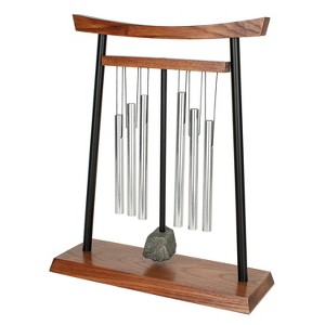 Woodstock Wind Chimes Signature Collection, Woodstock Pendulum Chime, 14" Silver Wind Chime PC - 1 of 4