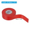 Unique Bargains PVC Non-Adhesive Flagging Tape for Tree Survey Boundaries 4 Pcs - 2 of 4