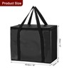 Unique Bargains Non-Woven Fabric Thermal Insulated Cool Warm Reusable Food Storage Bags 4 Pcs - 2 of 4