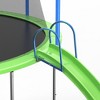 Jump Into Fun 12FT Recreational Trampoline With Swings,Plastic Slides,Ladder,Double color cover and Safety Enclosure Net for Courtyard Amusement Park - 4 of 4