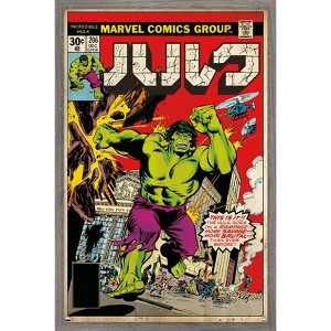 Trends International Marvel Katakana - Hulk #206 Framed Wall Poster Prints - 1 of 4