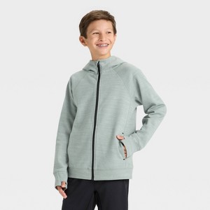 Boys' Siro Ponte Full Zip Hoodie Sweatshirt - All In Motion™ - 1 of 3