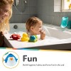 Penguin Slide Bath Toy Set with 4 Squirter Toys, Suction Cup Wall Attachment for Babies 12+ Months - 4 of 4