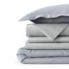 Lands' End 400 Thread Count Premium Supima Cotton No Iron Sateen Duvet Bed Cover - 3 of 3