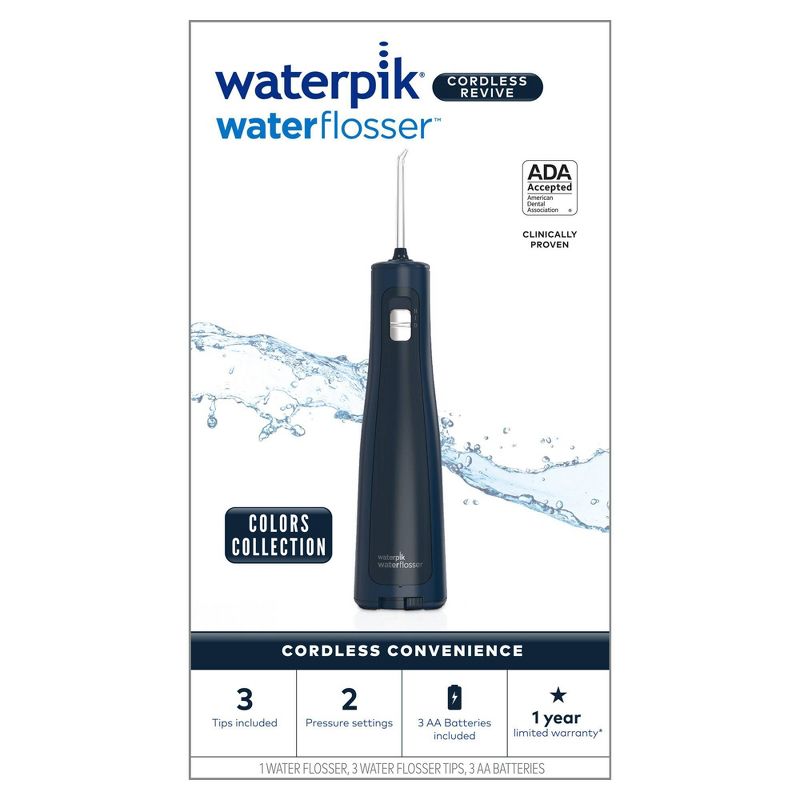 Waterpik Cordless Revive Portable Battery Operated Water Flosser, 3 of 17