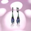 Sterling Silver Enamel Tulip Earrings for Women - 2 of 4