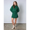 Imily Bela Womens Mock Neck Ribbed Sweaters Mini Skirt Fall Winter 2 Piece Skirt Sets Two Piece Outfits - 4 of 4