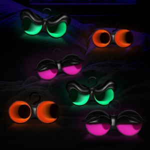 SYNCFUN 3 Pack Halloween Flashing Peeping Eyes Lights Animated, Dark Activite, Halloween Light Decorations, Outdoor Lawn Decor - 1 of 4