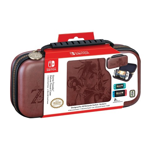 Nintendo Switch Game Traveler Deluxe Case - The Legend Of Zelda Hyrule  Crest : Target