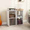 Tangkula 2-Cube Bookshelf Modern Vertical Bookcase w/ Back Guardrail & Anti-tipping Kits - 2 of 4
