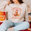 Simply Sage Market Women's Graphic Sweatshirt Coquette Pumpkin Spice Coffee - image 2 of 4