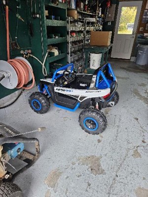 Hyper Hpr900 Utv 12 Volt Battery Powered Utv For Kids' - Black/blue ...