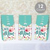 Big Dot of Happiness Colorful Floral Happy Mother's Day - We Love Mom Gift Favor Bags - Party Goodie Boxes - Set of 12 - 2 of 4
