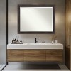 Amanti Art Sloped Beveled Framed Bathroom Vanity Wall Mirror - 4 of 4