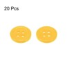 Unique Bargains Sewing Resin Round Flat 4-Hole Replacement Craft Buttons 20 Pcs - 3 of 4