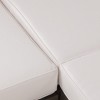 Infurnic Patio Seating Sets Modern Outdoor Furniture Set Featuring Unique Design,Perfect for Gardens, Living Spaces, White, 88.5"*30.25"*26.5" - 2 of 4