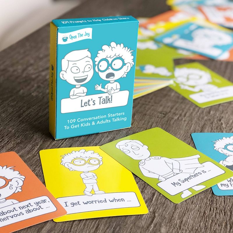 Open The Joy - Let&#39;s Talk Conversation Starter Cards Game, 3 of 10
