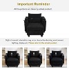 YOOCOZZ 37.4" Convertible Chaise Lounge Sofa Bed with USB Ports, Cup Holders, Phone Holder & Storage - 4 of 4