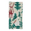 Saro Lifestyle Deer and Trees Cotton Table Napkins (Set of 4) - 2 of 4