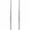 vidaXL 2 x Adjustable Brushed Nickel Telescopic Table Legs 710mm-1100mm - 4 of 4