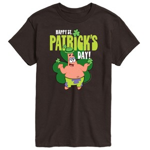 Men's - SpongeBob Squarepants - Happy St. Patricks Day Short Sleeve Graphic T-Shirt - 1 of 4