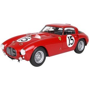 Ferrari 340 MM #15 "24 Hours of Le Mans" (1953) with DISPLAY CASE Limited Edition to 250 pieces 1/18 Model Car by BBR - 1 of 4