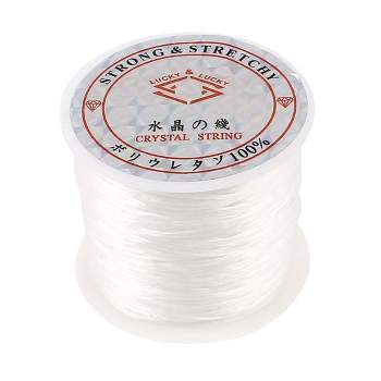 Stockroom Plus 2 Pack 0.8mm Clear Elastic String For Jewelry