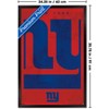 Trends International NFL New York Giants - Logo 25 Framed Wall Poster Prints - 3 of 4