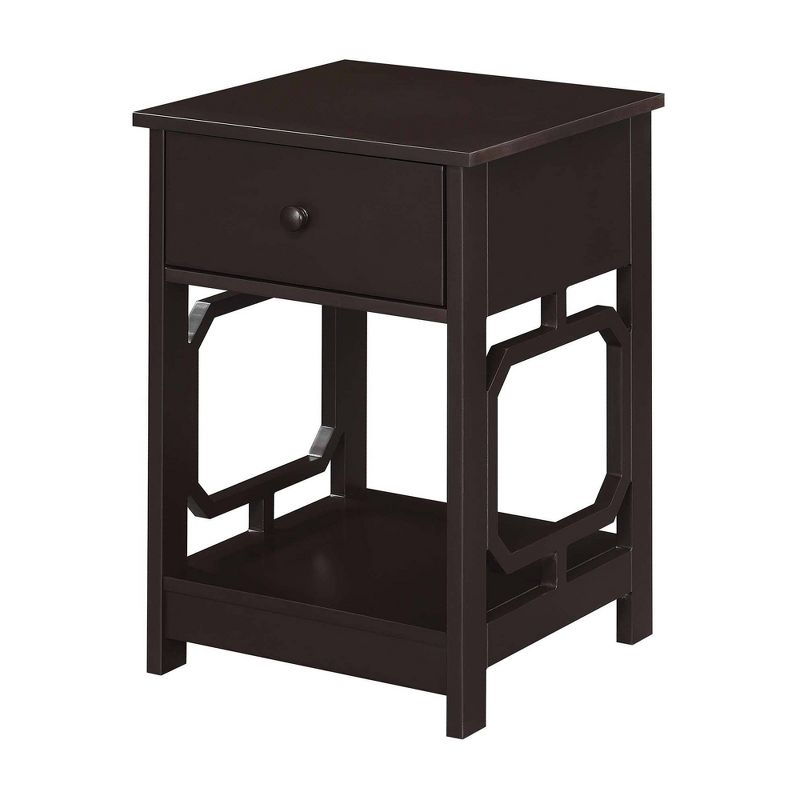 Omega 1 Drawer End Table - Breighton Home, 1 of 7
