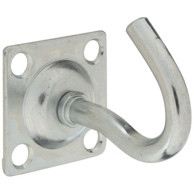 National Hardware Zinc-Plated Silver Steel Clothesline Hook 140 lb 1 pk (Case of 5)