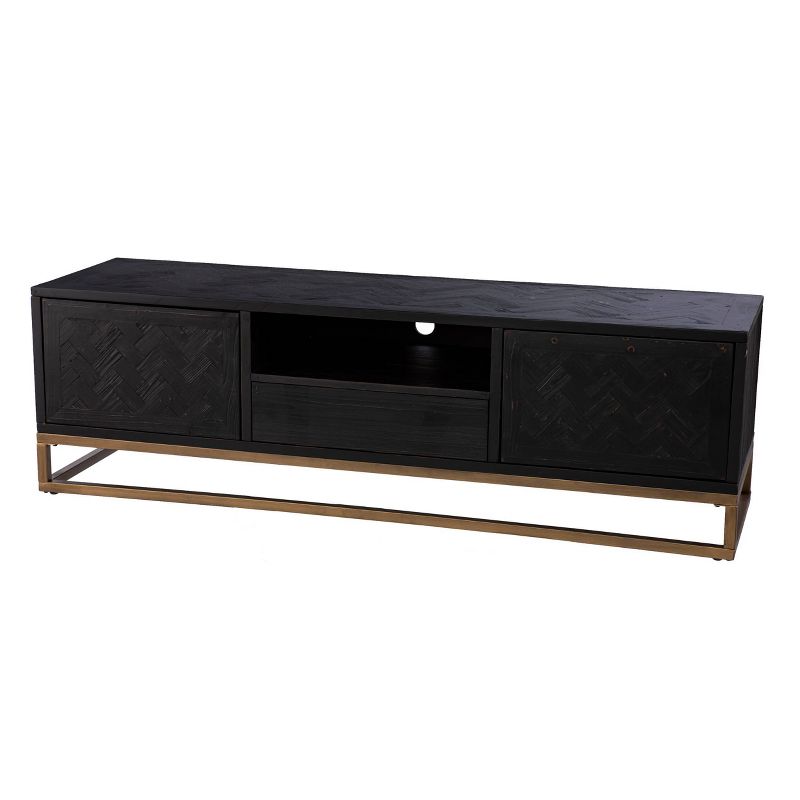Dogafte Reclaimed Wood TV Stand for TVs up to 63&#34; Black - Aiden Lane, 3 of 12