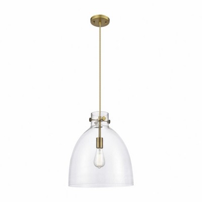 Newton Bell - 1 Light Pendant In Industrial Style-16 Inches Tall and 14 Inches Wide