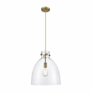 Newton Bell - 1 Light Pendant In Industrial Style-16 Inches Tall and 14 Inches Wide - 1 of 1