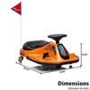 24V Ride on Car Electric Drifting Go Kart for Kids, Ride On Race Car for Ages 3-8 Years, High/Low Speed Switch and Simplified Drifting System - 2 of 4