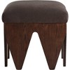 Meridian Furniture,Altair Velour Fur Fabric Bench - 3 of 4