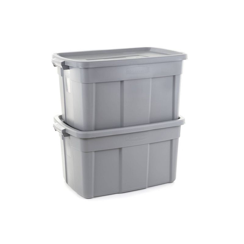 Rubbermaid 31gal Roughneck Storage Tote Gray, 5 of 11