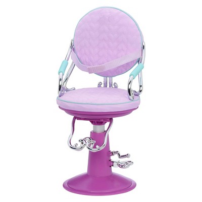 Our Generation Sitting Pretty Salon Chair Hair Styling Accessory Set for 18&#34; Dolls