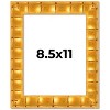 PosterPalooza | 8.5x11 Bamboo Picture Frame, UV Acrylic, 4 Finishes - Brown, Black, Gold, and Natural - 2 of 4