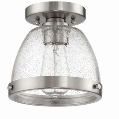Craftmade Lighting Lodie 1 - Light Flush Mount in  Brushed Polished Nickel
