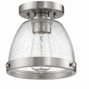 Craftmade Lighting Lodie 1 - Light Flush Mount in  Brushed Polished Nickel - 1 of 3