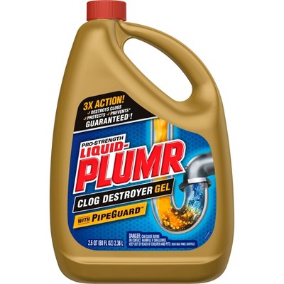 liquid plumr clog destroyer plus hair clog eliminator