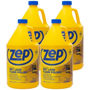 Zep Wet-Look Floor Polish – Enhances Hard Floor Appearance – 1 Gallon - 1 of 4