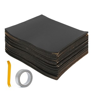 Unique Bargains Car Sound Deadening Mat 157mil 4mm 55sqft Heat Insulation Pad With Tool 39 Pcs - 1 of 4