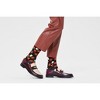 Happy Socks Adult Men and Women Crew Hamburguer Food Socks in sustainable materials - Pair of socks in Color Black - 2 of 4