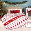 Lomsoe Red Deer Blanket Christmas Throw Blanket Winter Holiday Bed Blanket Super Soft Flannel Blanket Cozy Fuzzy Plush Throw Blanket for Couch - 4 of 4